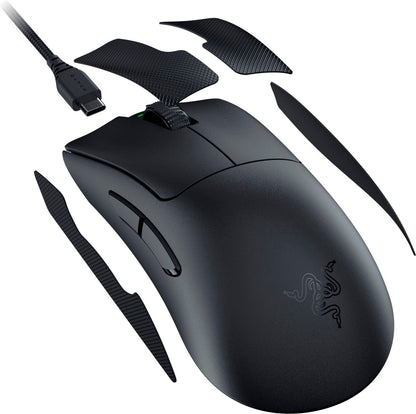 Razer DEATHADDER V3 PRO BLACK - 8K Polling Rate - 64g Wireless Gaming Mouse - 90H Battery - 30K DPI