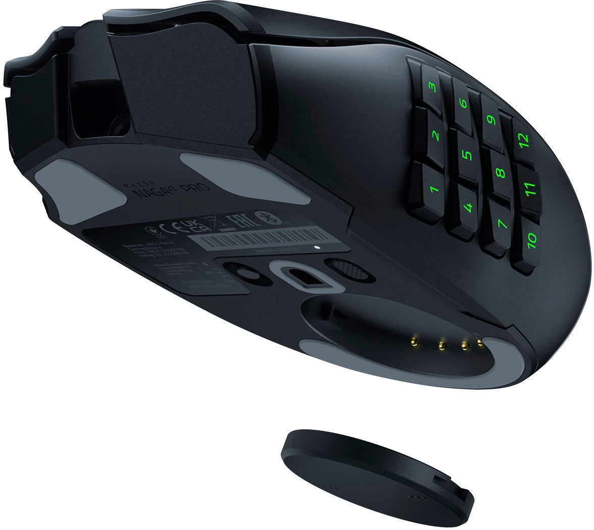 Razer NAGA V2 Pro - Wireless Modular MMO Gaming Mouse- 30K DPI Optical Sensor - 300Hr Battery