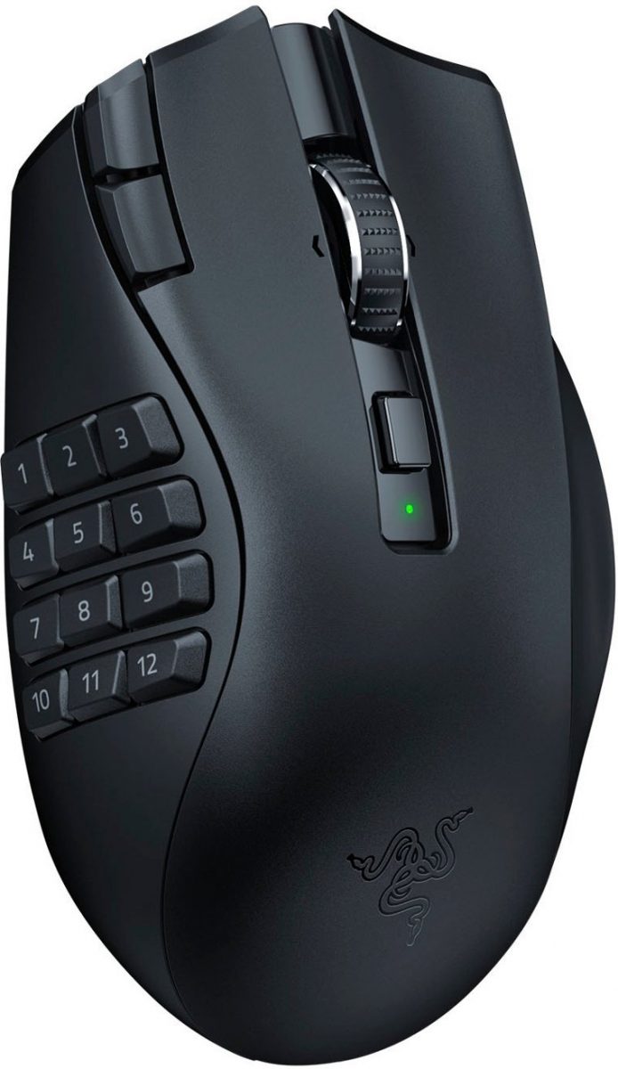 Razer NAGA V2 HYPERSPEED - Wireless MMO Gaming Mouse - 30K DPI - 2.4GHz / Bluetooth - 19 Buttons