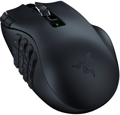 Razer NAGA V2 HYPERSPEED - Wireless MMO Gaming Mouse - 30K DPI - 2.4GHz / Bluetooth - 19 Buttons