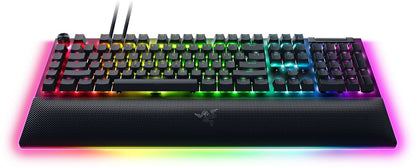 Razer BLACKWIDOW V4 PRO - Gaming Mechanical RGB Keyboard -  Yellow Silent Switches - Macros