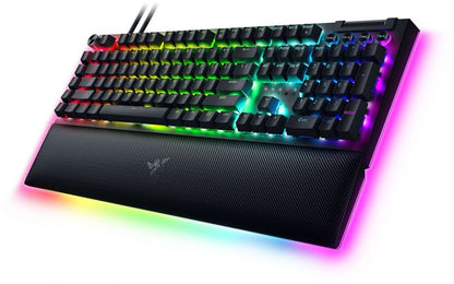 Razer BLACKWIDOW V4 PRO - Gaming Mechanical RGB Keyboard -  Yellow Silent Switches - Macros