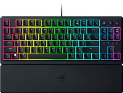 RAZER ORNATA V3 TENKEYLESS - Mecha Membrane Gaming Keyboard - Low Profile - UV COATED KEYCAPS - US