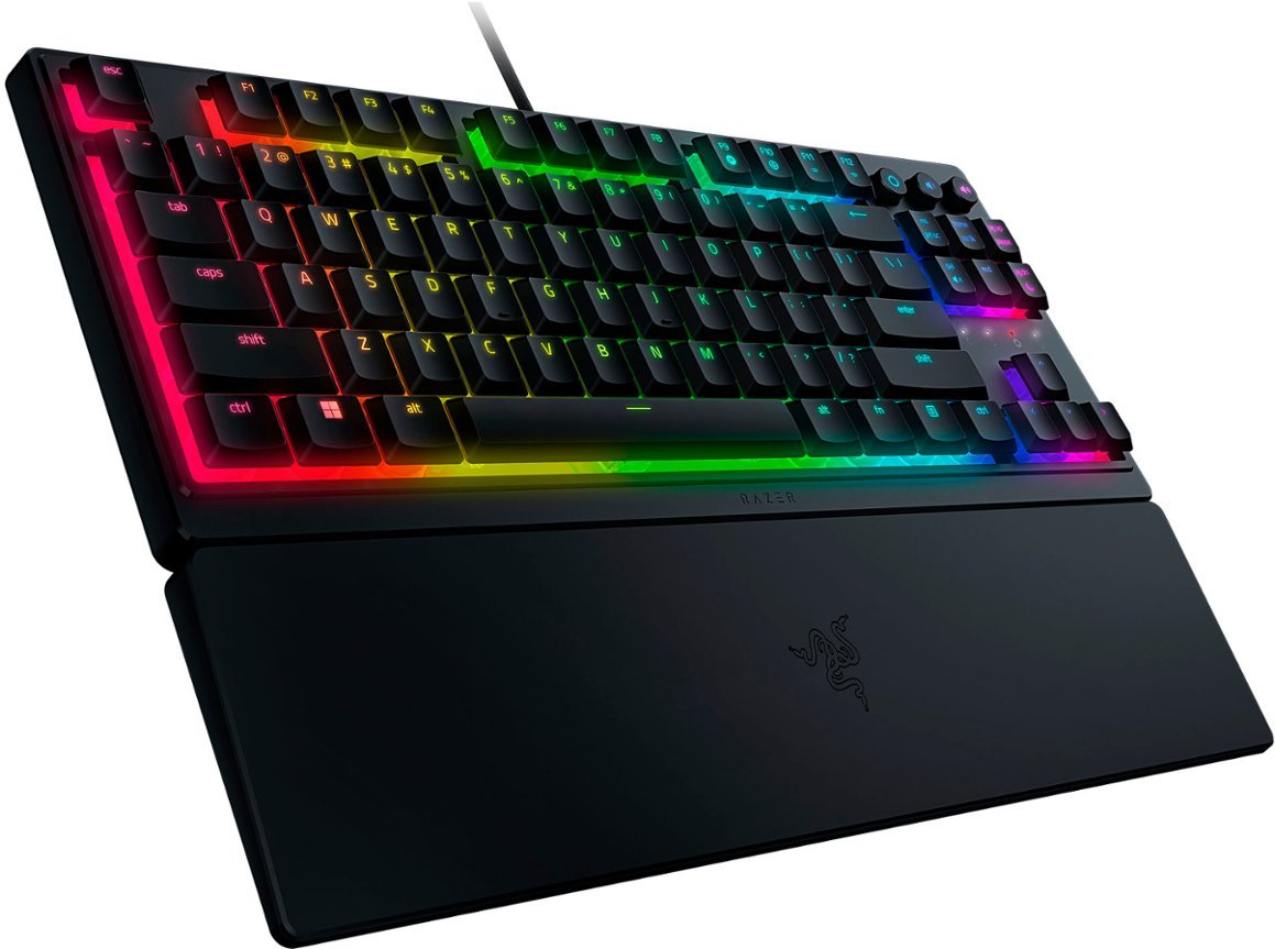 RAZER ORNATA V3 TENKEYLESS - Mecha Membrane Gaming Keyboard - Low Profile - UV COATED KEYCAPS - GR