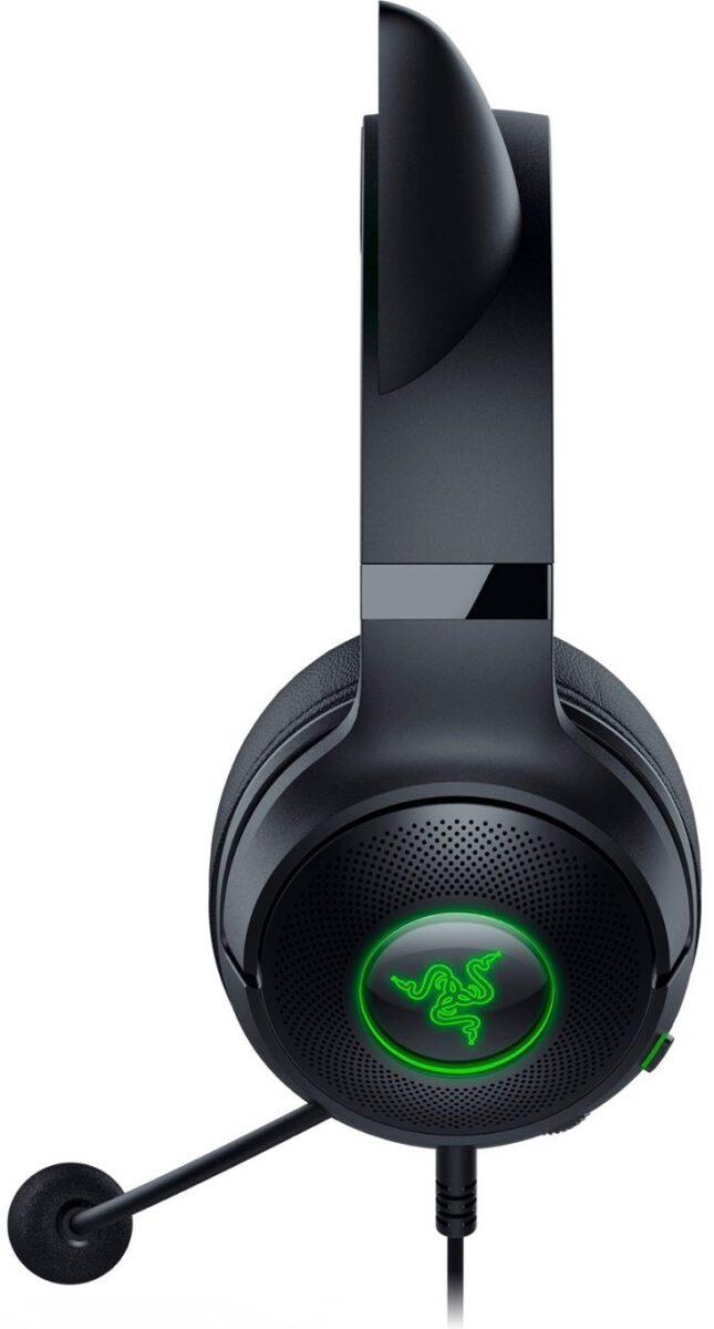 Razer KRAKEN KITTY V2 - Black - RGB - USB 7.1 Gaming Headset - Kitty Ears - PC / PS5 / SWITCH