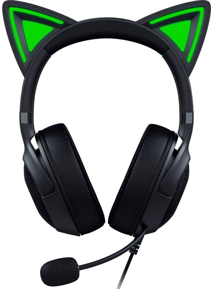 Razer KRAKEN KITTY V2 - Black - RGB - USB 7.1 Gaming Headset - Kitty Ears - PC / PS5 / SWITCH