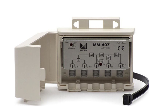 ALCAD MM-407 Μίκτης UHF-UHF-BIII-BI/FM τεσσάρων εισόδων