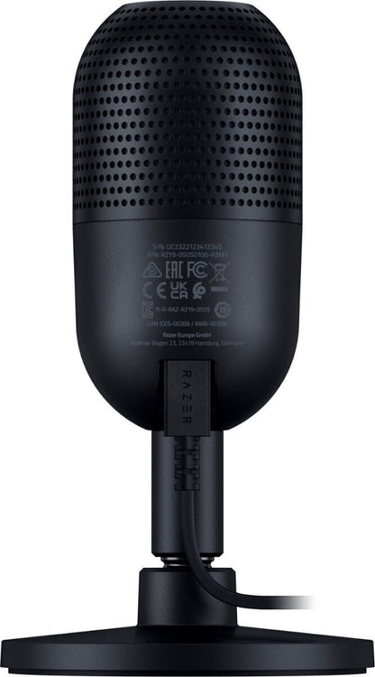 Razer SEIREN V3 MINI BLACK - USB Condenser Microphone -  Build-in Shock Absorb - Mute Button