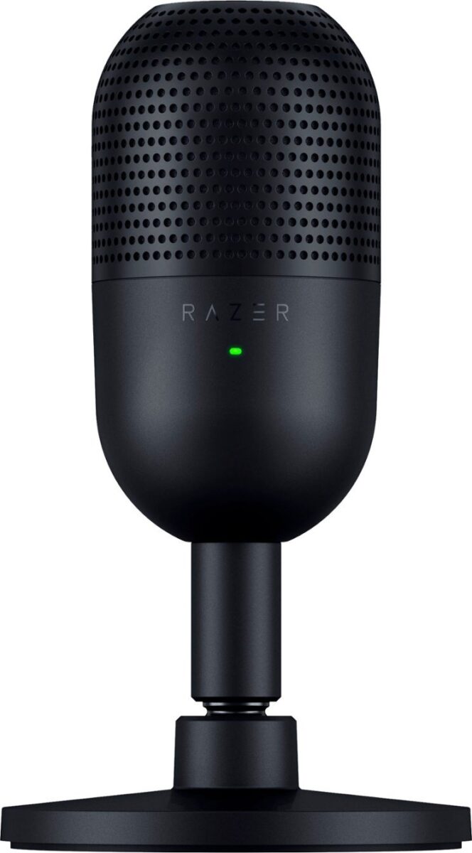 Razer SEIREN V3 MINI BLACK - USB Condenser Microphone -  Build-in Shock Absorb - Mute Button