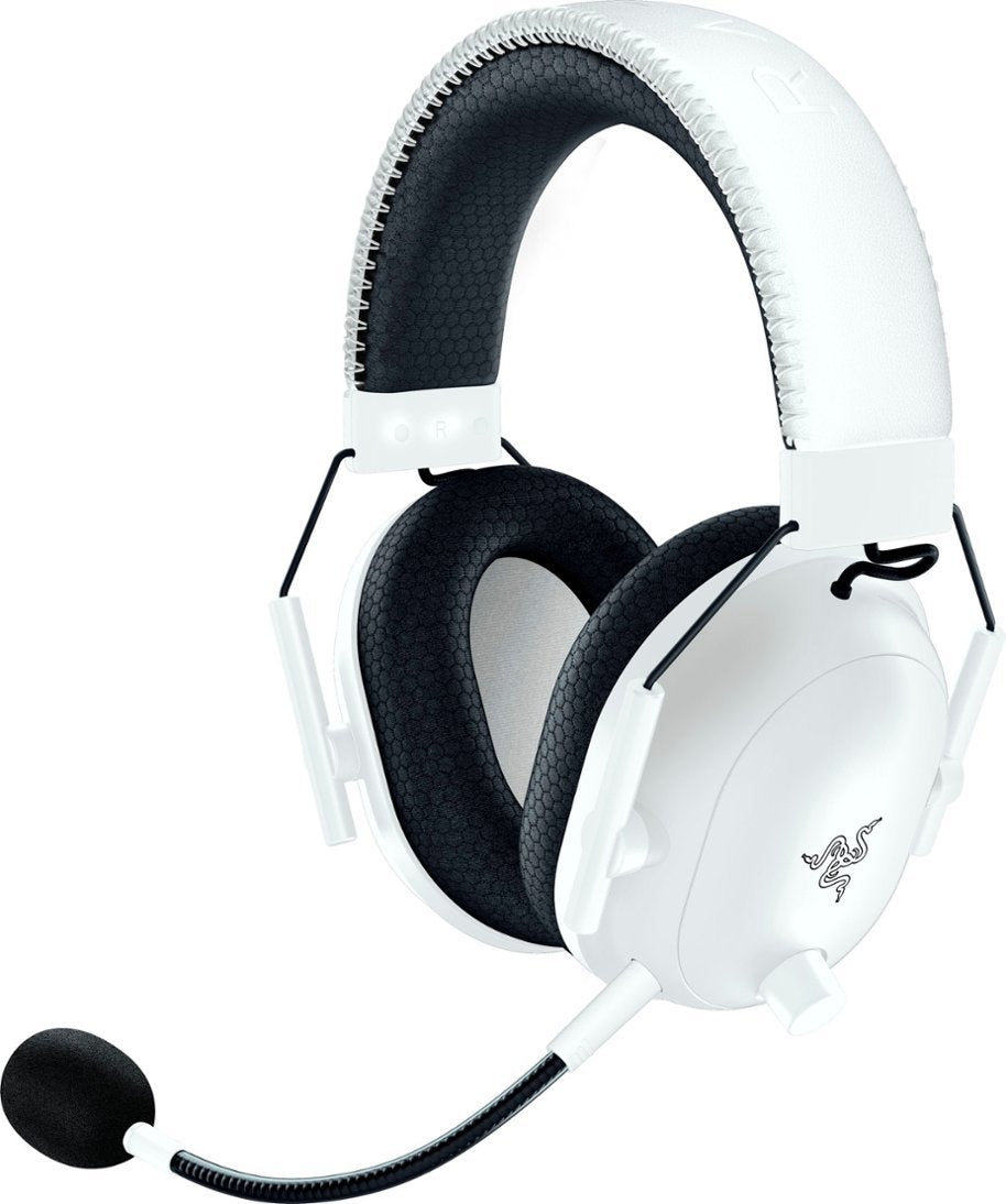 Razer BLACKSHARK V2 PRO White For PLAYSTATION  – Wireless – 70h Battery – 2.4GHz/BT