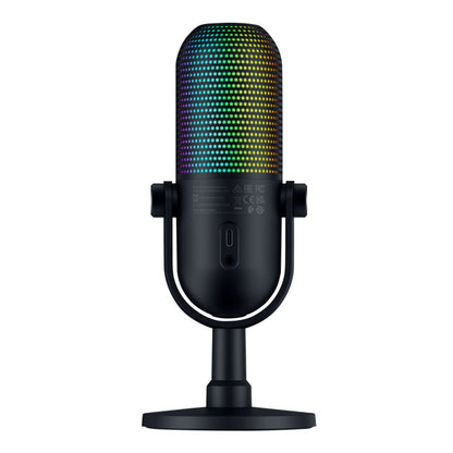 Razer SEIREN V3 CHROMA - RGB USB Condenser Microphone - Gain Limiter - Build-in Shock Absorb