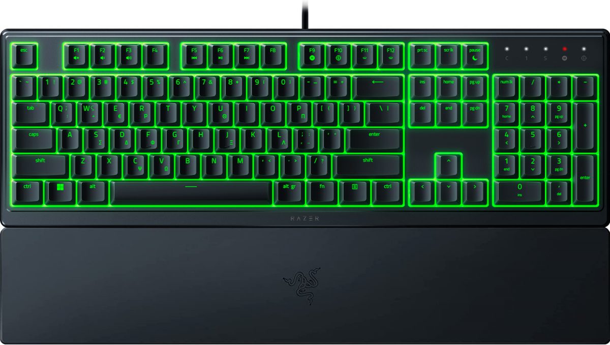 RAZER ORNATA V3 X GAMING KEYBOARD – LOW PROFILE MEMBRANE – SPLIT RESIST – RGB – GR LAYOUT