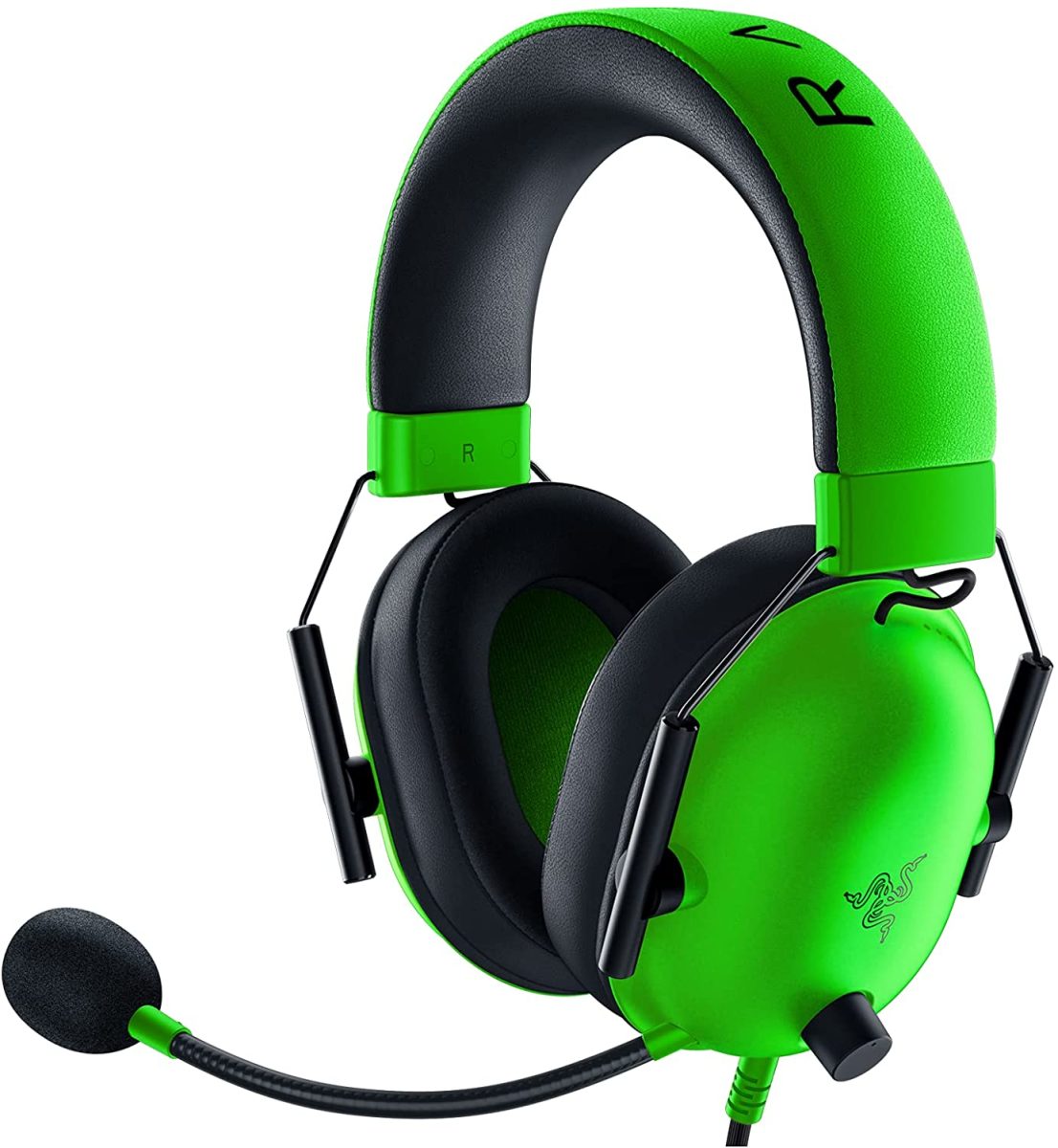 Razer BlackShark V2 X Over Ear Gaming Headset με σύνδεση 3.5mm Πράσινο