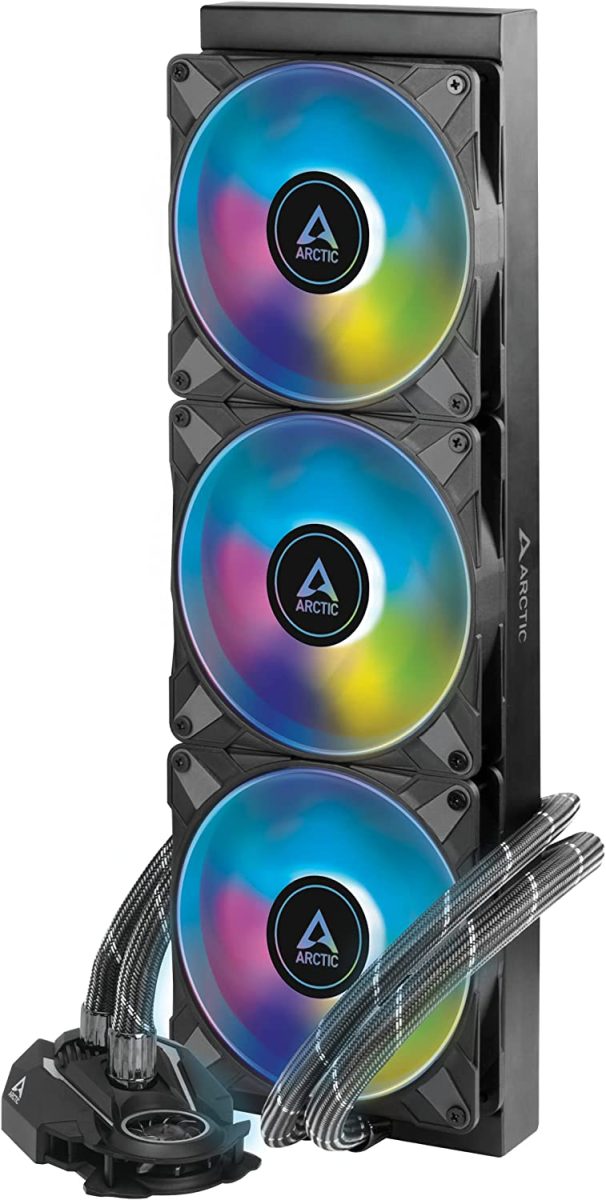 Arctic Liquid Freezer II - 420 A-RGB : All-in-One CPU Water Cooler with 420mm radiator and 3x P14 PW