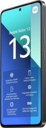 XIAOMI REDMI NOTE 13 8GB 256GB MIDNIGHT BLACK 4G NFC