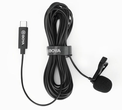 BOYA BY-M3 Lavalier microphone for USB TYPE-C devices