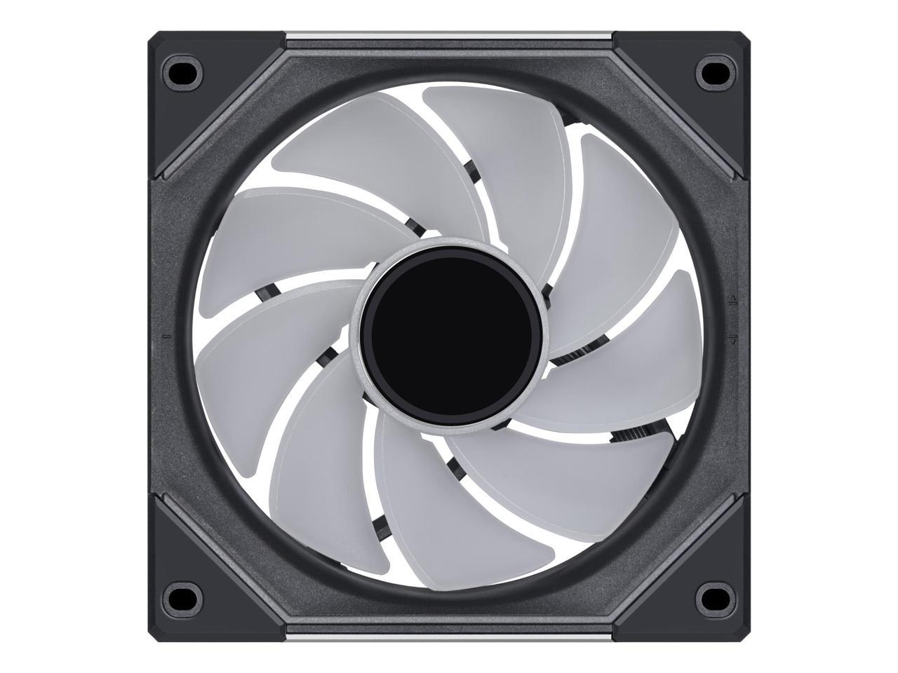 Lian Li UNI FAN INFINITY SL-INF 120 Reverse Blade Black - aRGB PWM Case Fan (1pcs) no controller