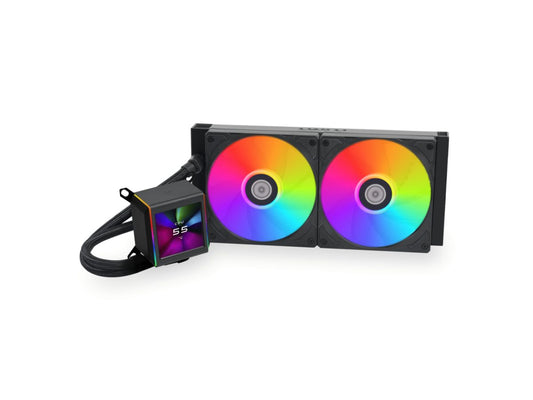 Lian Li Galahad II LCD 280 Black - AIO GPU Liquid Cooler  with ARGB Fans