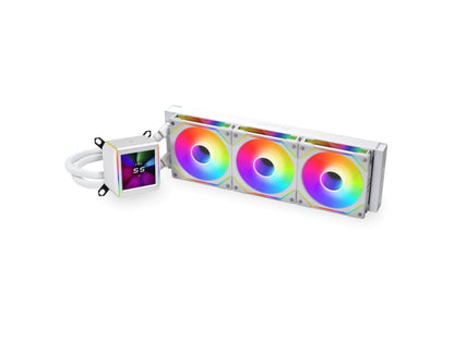 Lian Li Galahad II LCD 360 SL-Inf White - AIO GPU Liquid Cooler  with ARGB INFINITY Fans