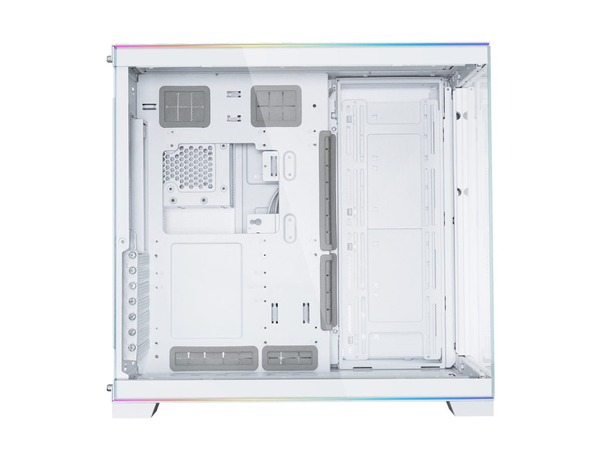 Lian Li O11D EVO RGB White - White EATX(under 280mm)/ATX Columnless Tower PC Case