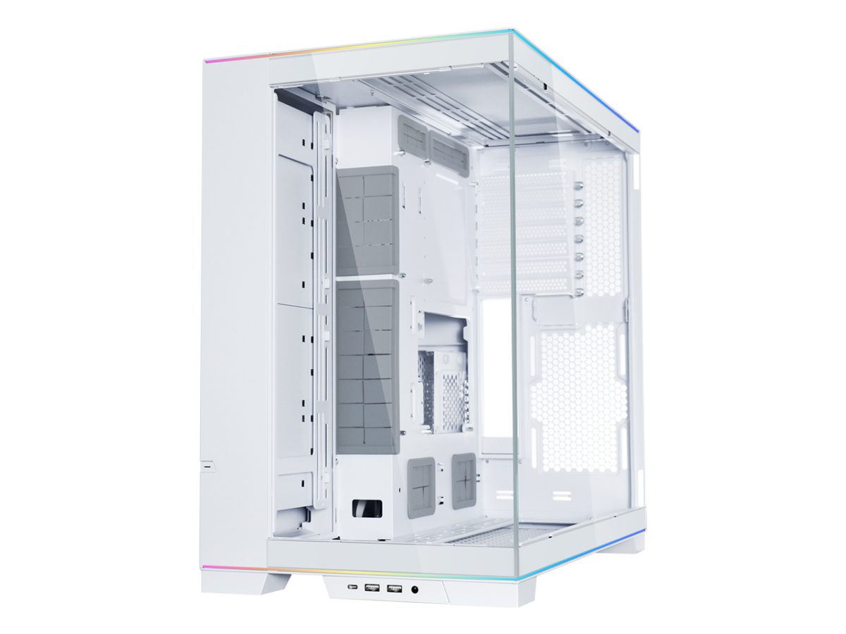 Lian Li O11D EVO RGB White - White EATX(under 280mm)/ATX Columnless Tower PC Case