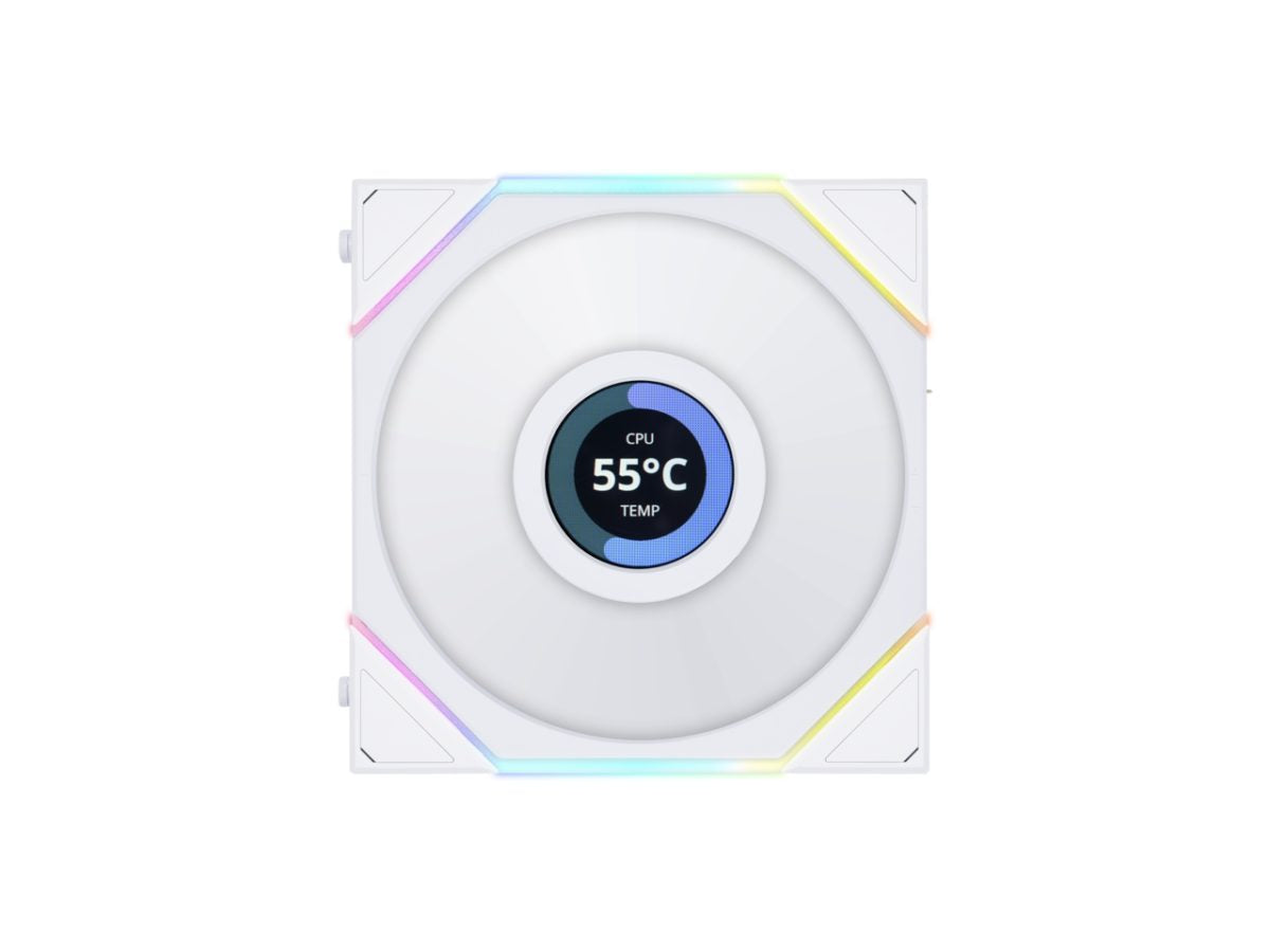 Lian Li UNIFAN TL LCD 120-1PCS Reverse White - Case Fan