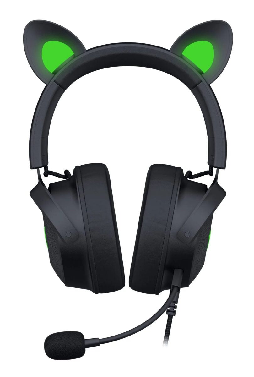 Razer KRAKEN KITTY V2 PRO - Black - RGB - USB 7.1 Gaming Headset - Kitty, Bear, Bunny Ears