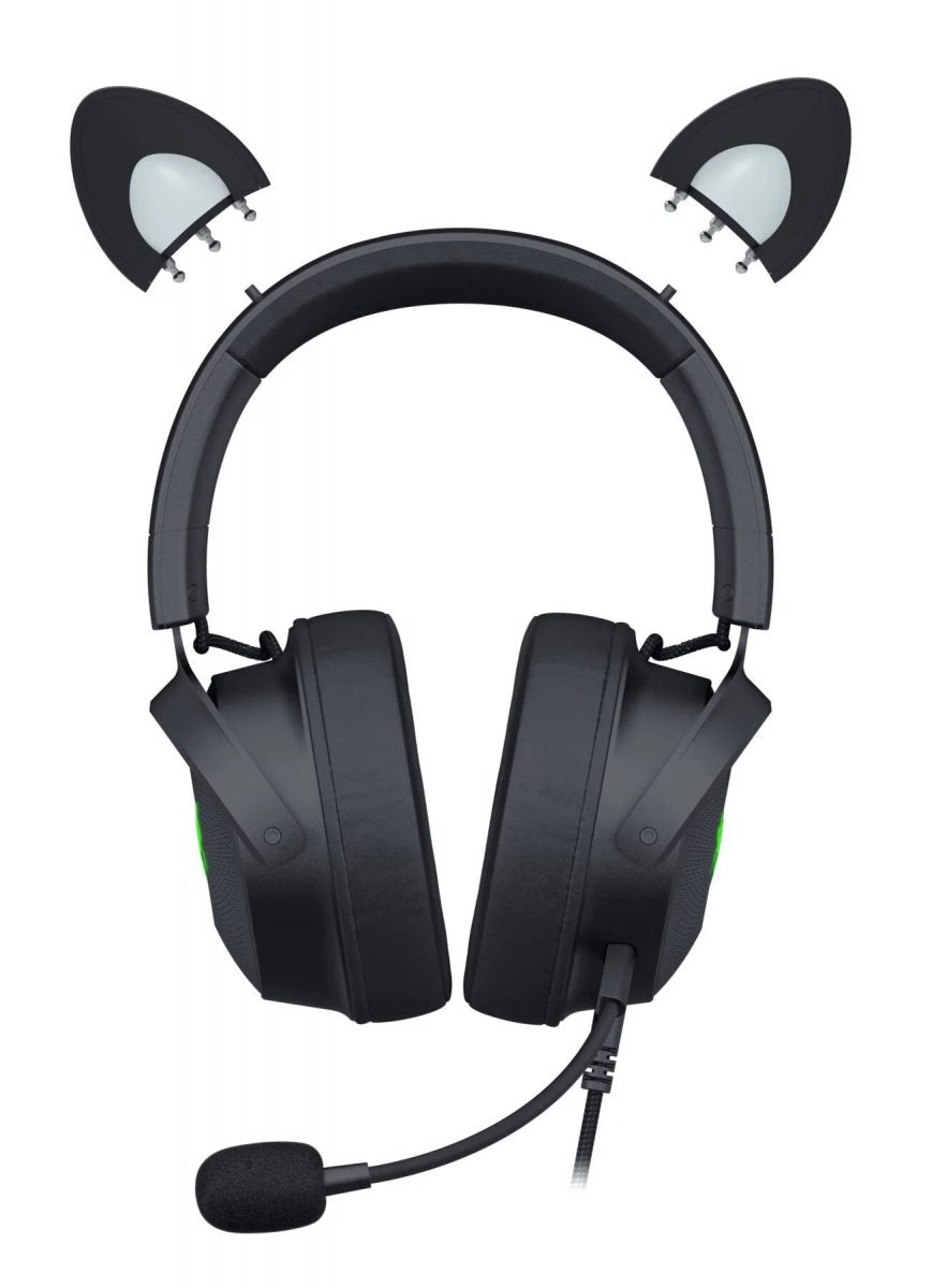 Razer KRAKEN KITTY V2 PRO - Black - RGB - USB 7.1 Gaming Headset - Kitty, Bear, Bunny Ears