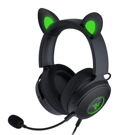 Razer KRAKEN KITTY V2 PRO - Black - RGB - USB 7.1 Gaming Headset - Kitty, Bear, Bunny Ears