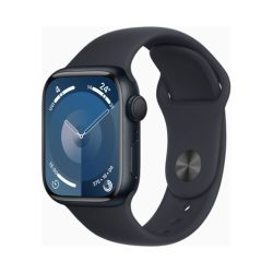 Apple Watch (Series 9 2023) Gps 45mm Midnight Aluminium Case με Sport Band M/L Midnight GR