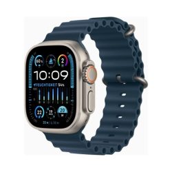 Apple Watch Ultra 2 (Series 9 2023) Gps +Cellular 49mm Titanium Case με Ocean Band Blue gr