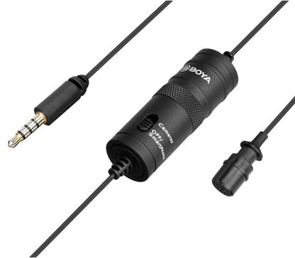 BOYA BY-M1 wired mic Universal Lavalier Microphone