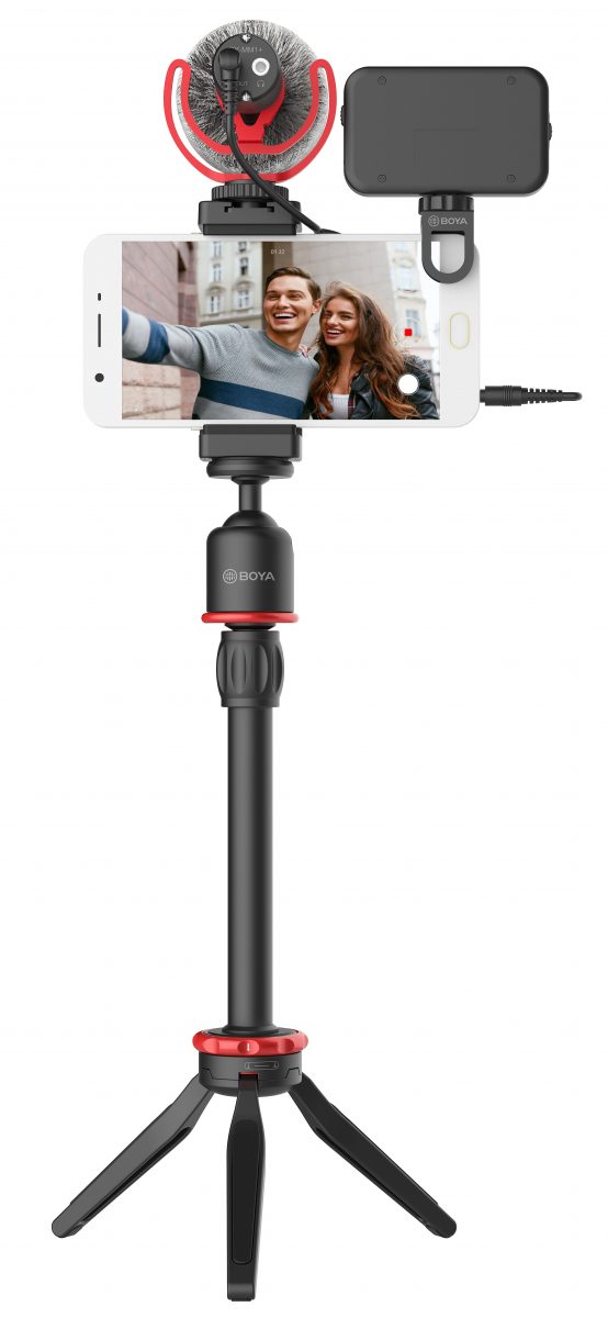 BOYA BY-MM1+ shotgun mic Universal Mini Shotgun Mic 3.5mm for camera, phone, laptop improved signal