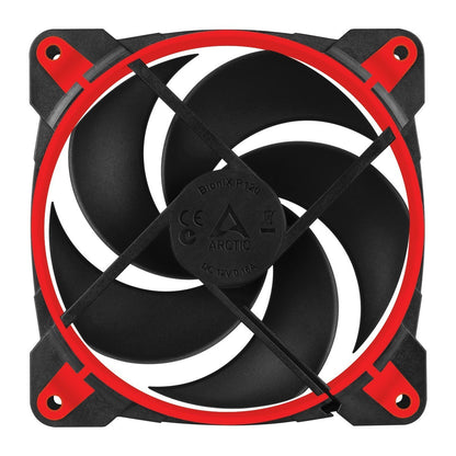 Arctic BIONIX P120 (RED) - Pressure-optimised 120 mm Gaming Fan with PWM PST