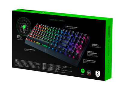 Razer BLACKWIDOW V3 TENKEYLESS Mechanical Gaming Keyboard GR Layout - Green Switches