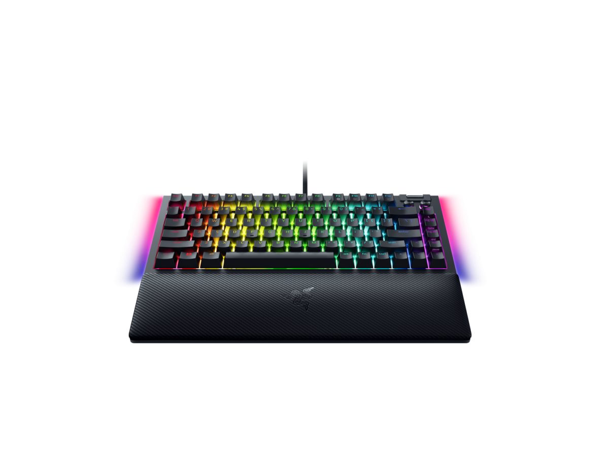 Razer BLACKWIDOW V4 75% - Mechanical RGB Gaming Keyboard - Hot-Swappable - Orange Tactile Switches