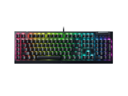 Razer BlackWidow V4 X - RGB Gaming Mechanical Keyboard - Macro Keys - Green Clicky Switches