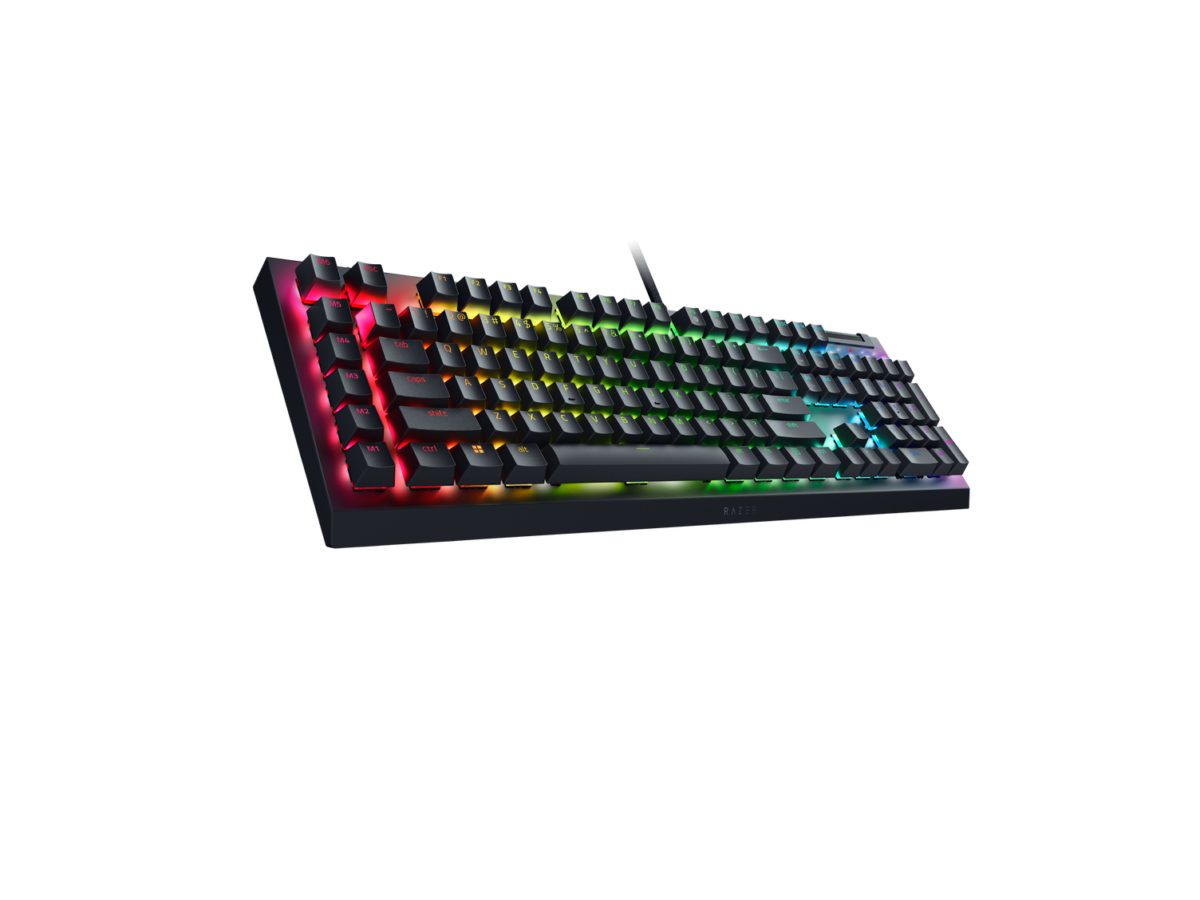 Razer BLACKWIDOW V4 X - RGB Gaming Mechanical Keyboard - Macro Keys - Yellow Linear Switches