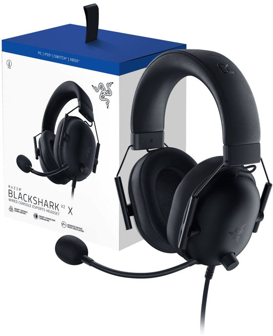 Razer Blackshark V2 X for PlayStation Over Ear Gaming Headset με σύνδεση 3.5mm