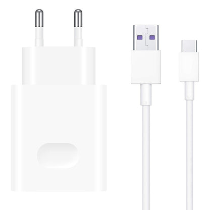 Huawei Φορτιστής με Θύρα USB-A και Καλώδιο USB-C 22.5W SuperCharge Λευκός (HW-100225E00)