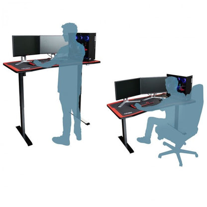 Nitro Concepts Gaming Desk D16E Carbon Black 1600x800 - electrically adjustable height