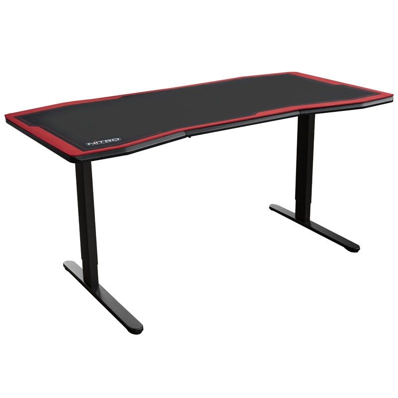 Nitro Concepts Gaming Desk D16M Carbon Red 1600x800