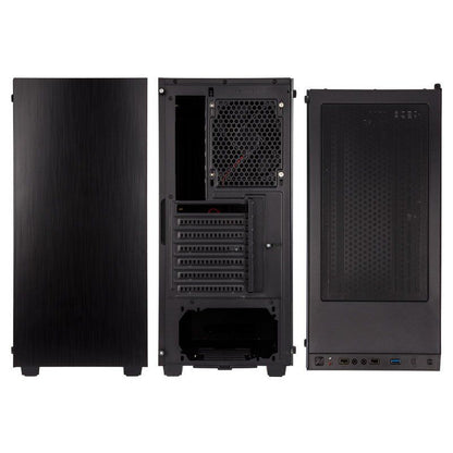 Kolink Stronghold Midi-Tower, Tempered Glass PC Case - black