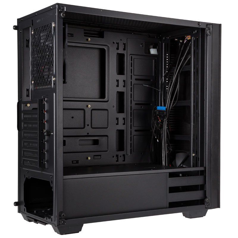 Kolink Stronghold Midi-Tower, Tempered Glass PC Case - black