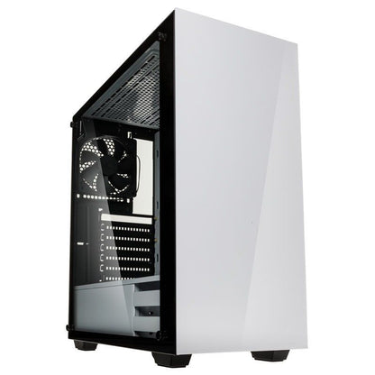 Kolink Stronghold Midi-Tower, Tempered Glass PC Case - white