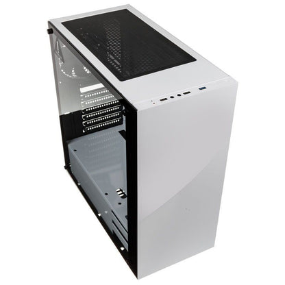 Kolink Stronghold Midi-Tower, Tempered Glass PC Case - white