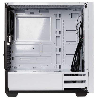 Kolink Stronghold Midi-Tower, Tempered Glass PC Case - white