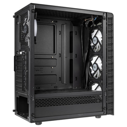 Kolink Observatory Lite RGB Midi-Tower - Tempered Glass - Black