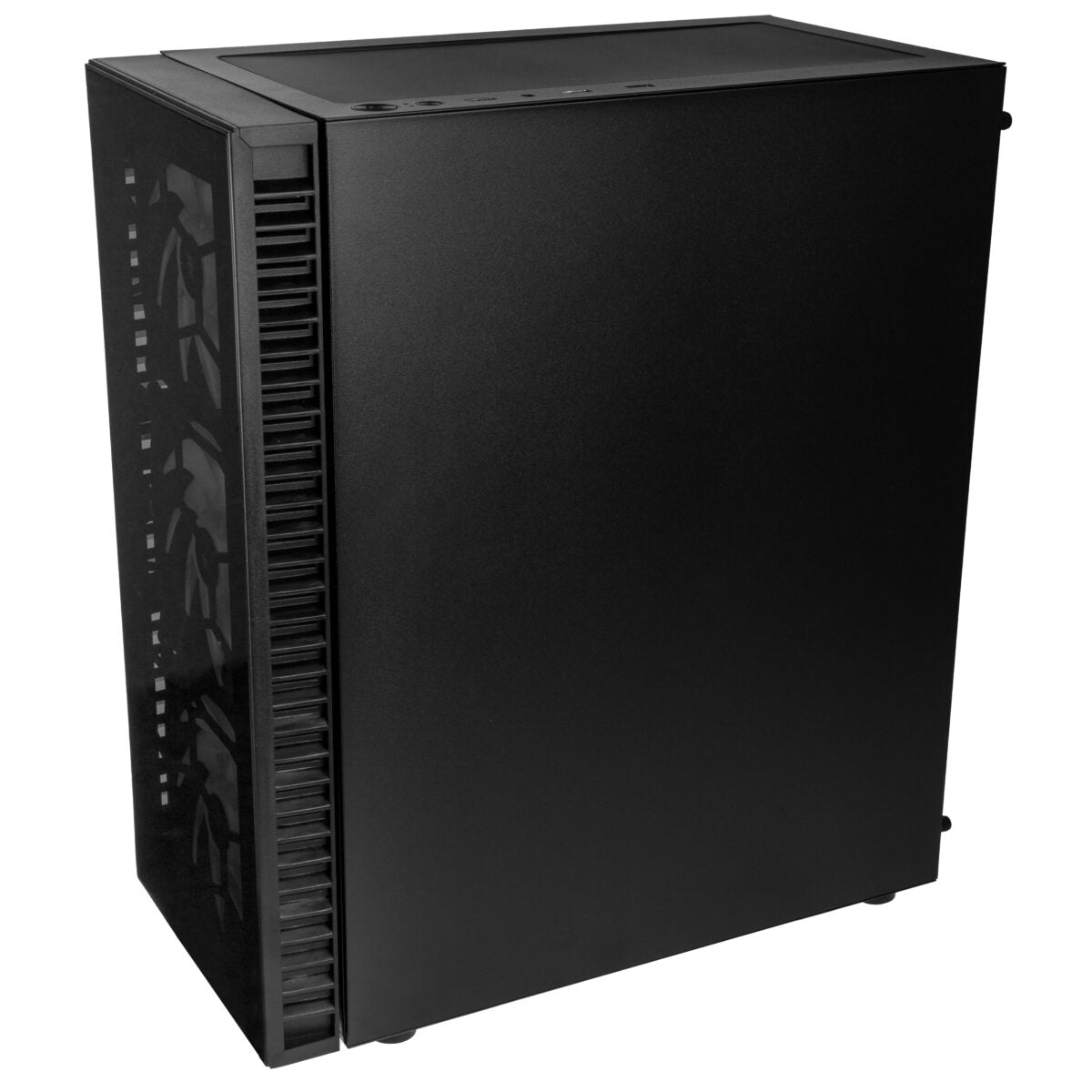 Kolink Observatory HF Glass ARGB Midi Tower Case - Black (with 6 ARGB fans - 3x140mm & 3x120mm)