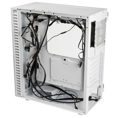 Kolink Observatory HF Mesh ARGB Midi Tower Case - White (with 6 ARGB fans - 3x140mm & 3x120mm )